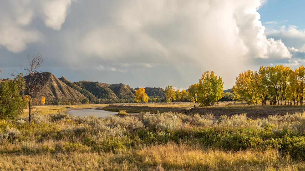 Río Little Missouri, Parque Nacional Theodore Roosevelt (Dakota del Norte)