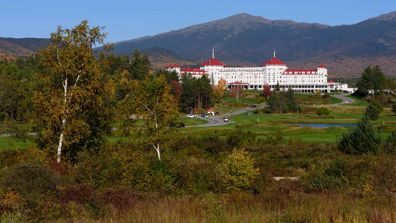 Monte Washington y el hotel Mount Washington, Bretton Woods (New Hampshire)